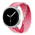Bracelet nylon Galaxy Watch 8 40 à 46 mm boucle – Couleur du bracelet Strawberry red