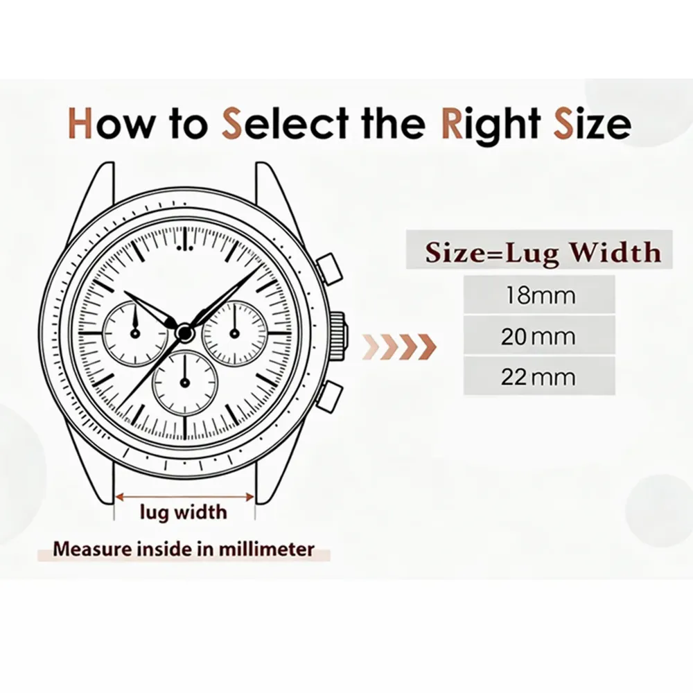 Bracelet nylon imprimé 18 à 22 mm pour montre connectée