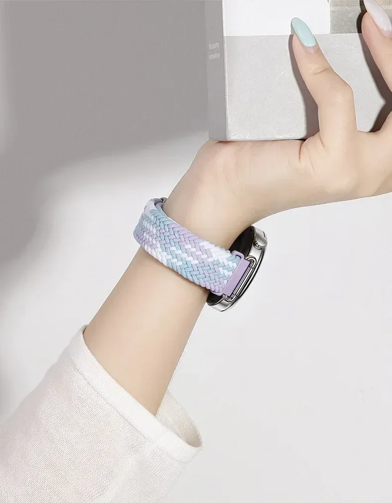 Bracelet nylon magnétique 18 mm pour Garmin et Huawei
