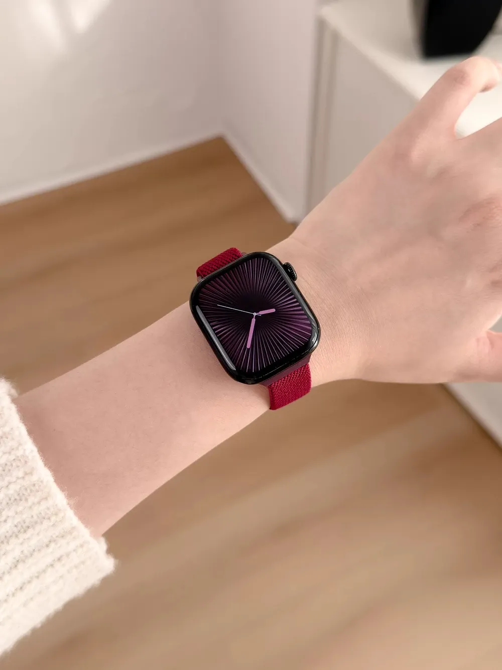 Bracelet nylon magnétique élastique 38 à 49 mm