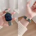 Bracelet nylon magnétique élastique 38 à 49 mm – Couleur du bracelet pine green