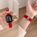 Bracelet nylon magnétique élastique 38 à 49 mm – Couleur du bracelet Rouge