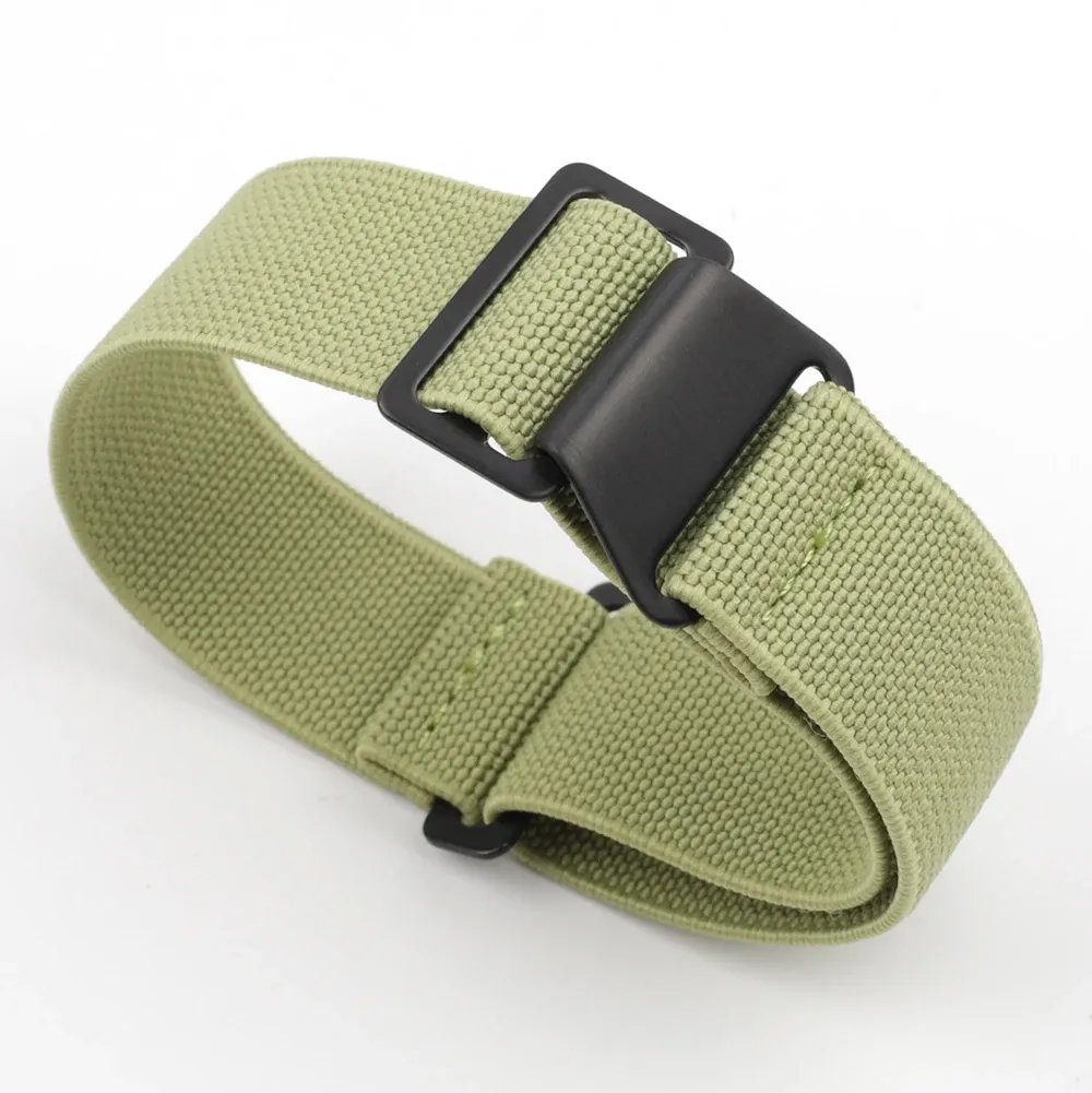Bracelet nylon parachute 18 à 22 mm pour montre connectée