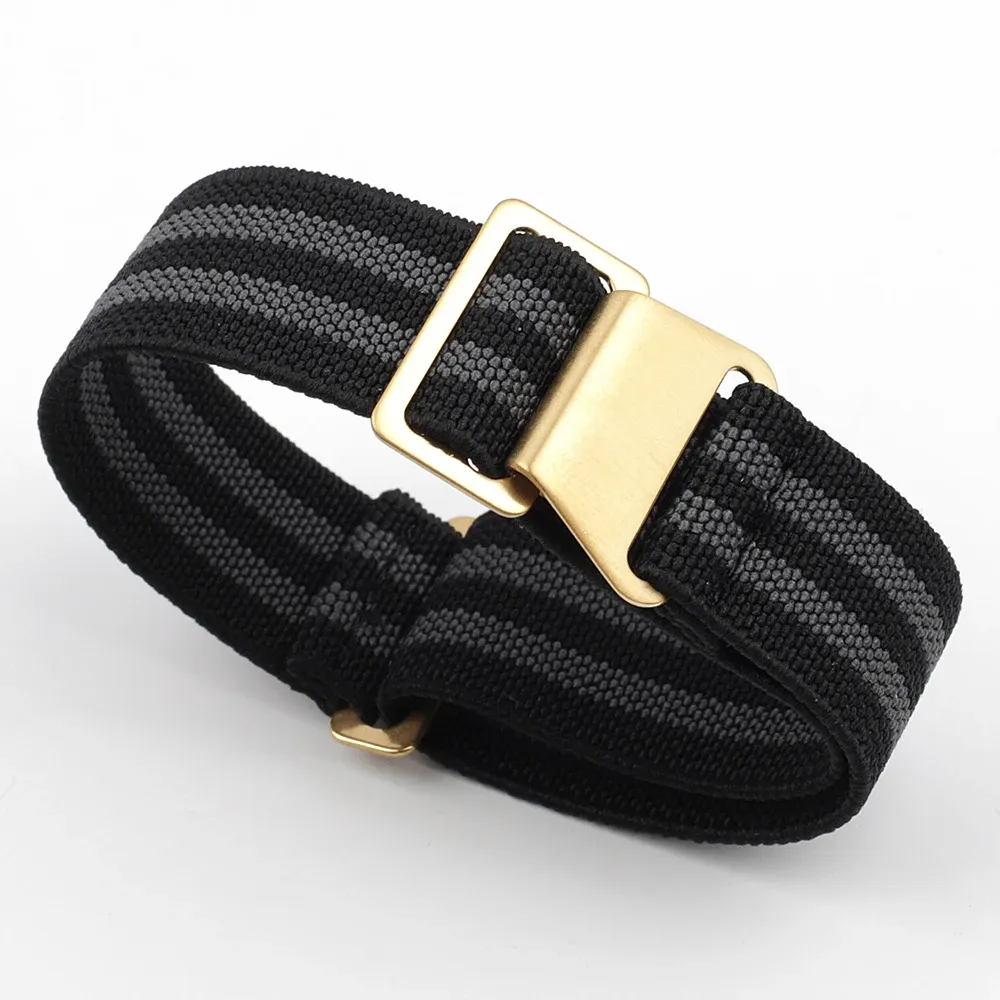 Bracelet nylon parachute 18 à 22 mm pour montre connectée
