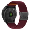 Bracelet nylon parachute pour montre 22 à 26 mm – Couleur du bracelet wine red