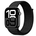 Bracelet nylon pour Apple Watch 40 à 49 mm – Couleur du bracelet 11 black white