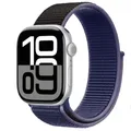 Bracelet nylon pour Apple Watch 40 à 49 mm – Couleur du bracelet 45 New Midnight Blue