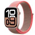 Bracelet nylon pour Apple Watch 40 à 49 mm – Couleur du bracelet 56 Neon Pink