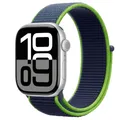 Bracelet nylon pour Apple Watch 40 à 49 mm – Couleur du bracelet 57 Neon Lime
