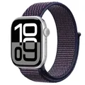 Bracelet nylon pour Apple Watch 40 à 49 mm – Couleur du bracelet 60 Indigo Lime Blast