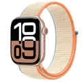 Bracelet nylon pour Apple Watch 40 à 49 mm – Couleur du bracelet 62 Cream