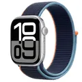 Bracelet nylon pour Apple Watch 40 à 49 mm – Couleur du bracelet 63 Deep Navy