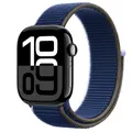 Bracelet nylon pour Apple Watch 40 à 49 mm – Couleur du bracelet 76 Dark sea blue