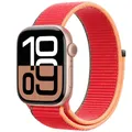 Bracelet nylon pour Apple Watch 40 à 49 mm – Couleur du bracelet 77 2021 Red