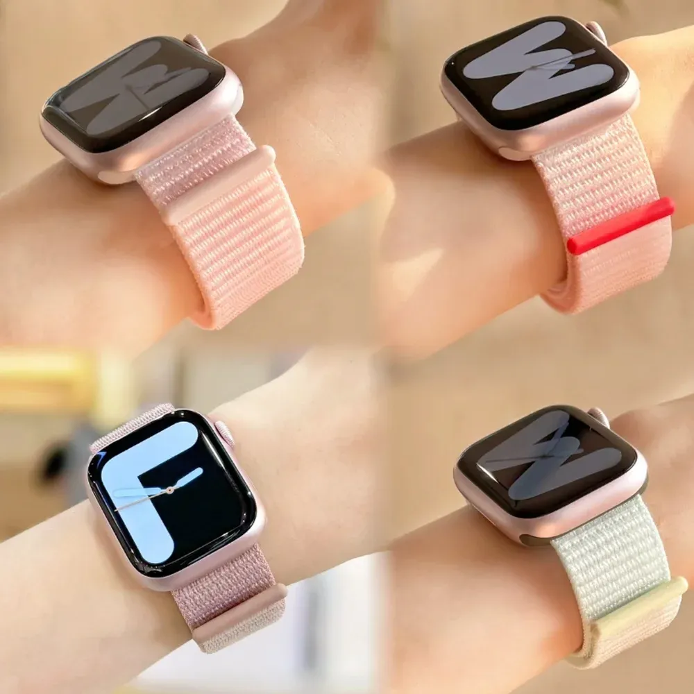 Bracelet nylon pour Apple Watch 40 à 49 mm