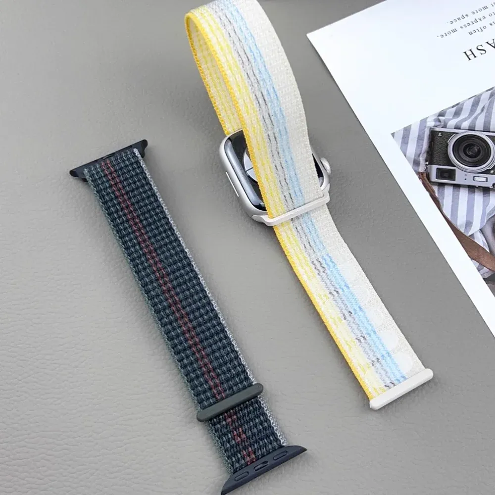 Bracelet nylon pour Apple Watch 40 à 49 mm