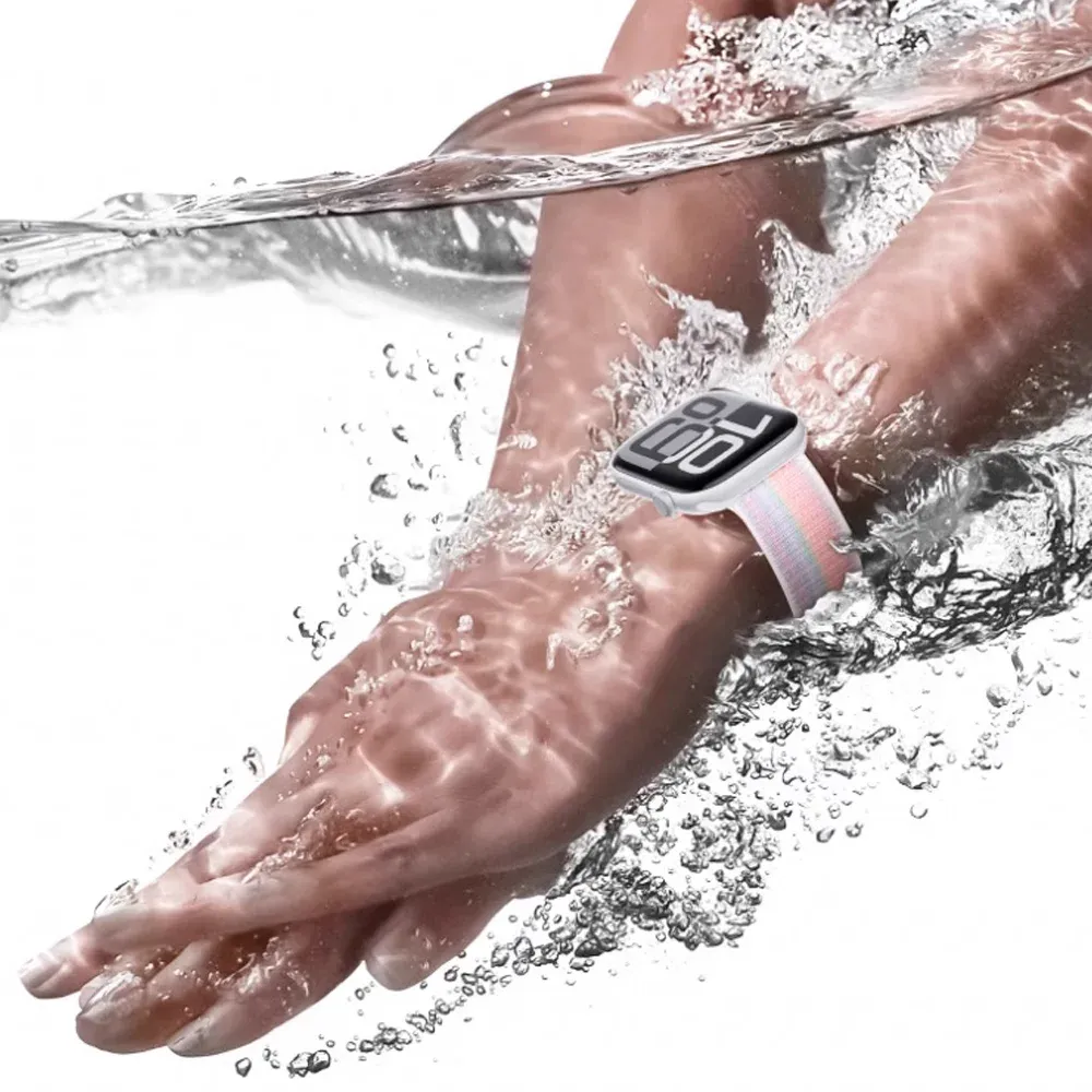Bracelet nylon pour Apple Watch 40 à 49 mm