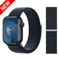 Bracelet nylon pour Apple Watch 40 à 49 mm – Couleur du bracelet Midnight