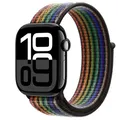 Bracelet nylon pour Apple Watch 40 à 49 mm – Couleur du bracelet Pride Edition black