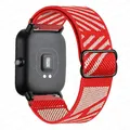 Bracelet nylon pour montre 20 à 22 mm – Couleur du bracelet gray red
