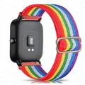 Bracelet nylon pour montre 20 à 22 mm – Couleur du bracelet rainbow