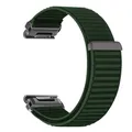Bracelet nylon pour montre connectée 20 à 26 mm – Couleur du bracelet Army green.
