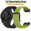 Bracelet nylon pour montre connectée 22 à 26 mm – 3