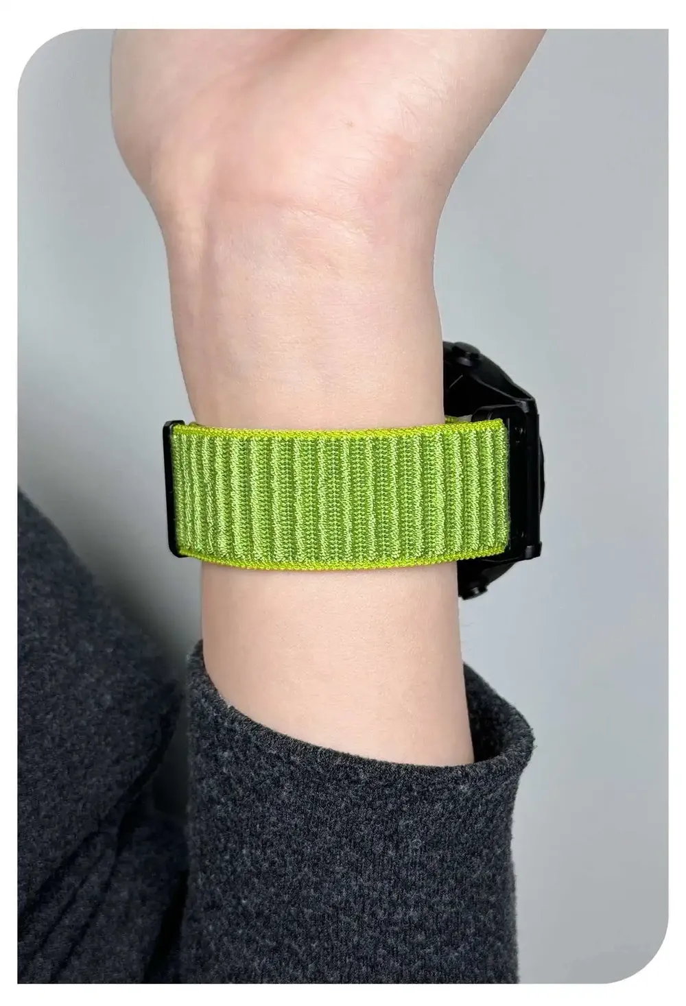 Bracelet nylon pour montre connectée 22 à 26 mm