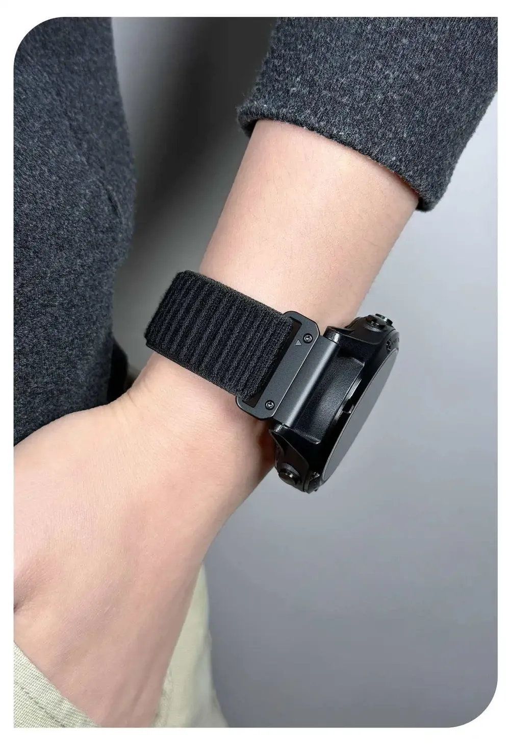 Bracelet nylon pour montre connectée 22 à 26 mm