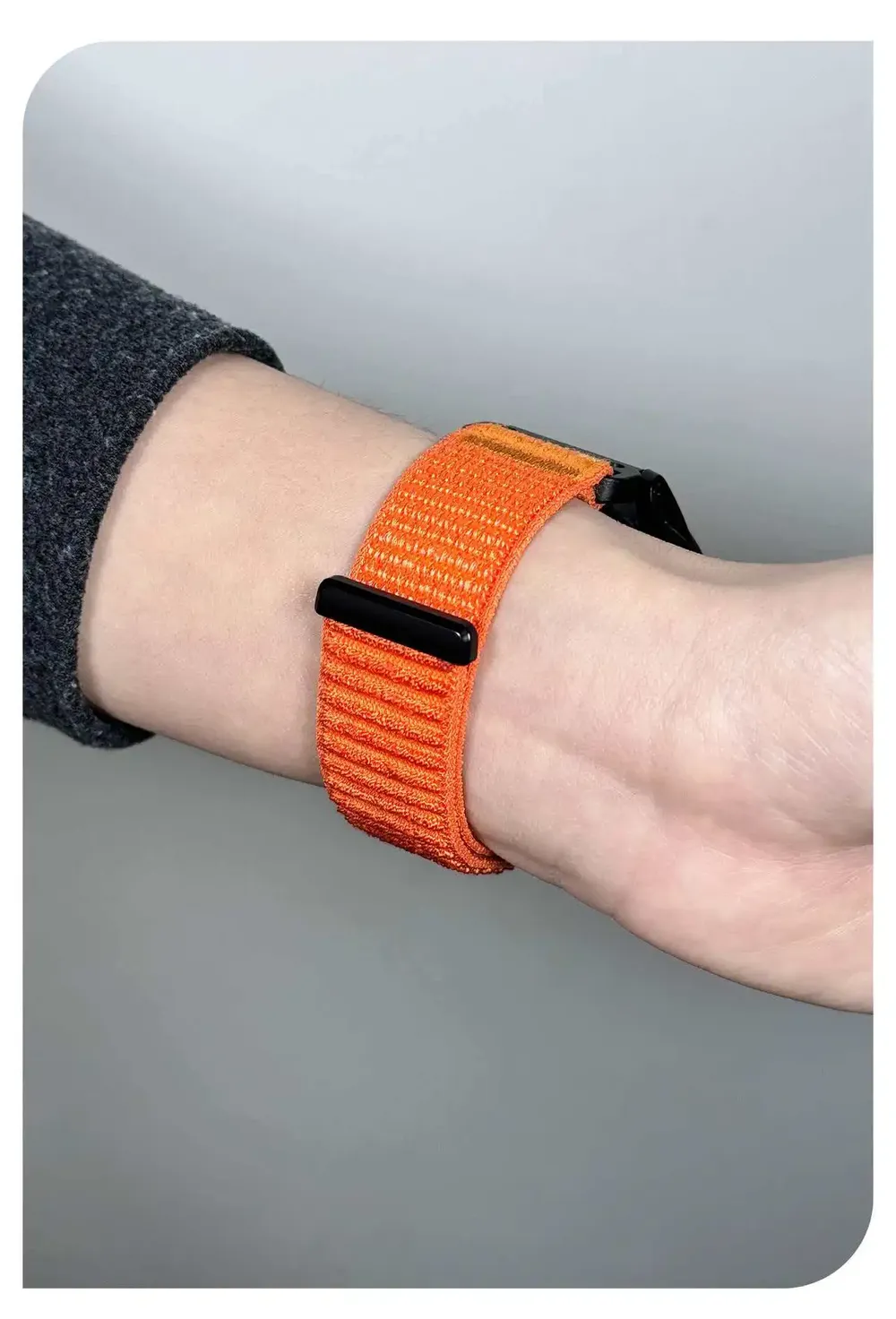 Bracelet nylon pour montre connectée 22 à 26 mm