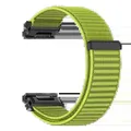 Bracelet nylon pour montre connectée 22 à 26 mm – Couleur du bracelet Grass green