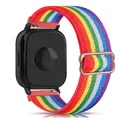 Bracelet nylon respirant 22 mm pour Redmi Watch 5 – Couleur du bracelet rainbow