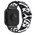 Bracelet nylon respirant 22 mm pour Redmi Watch 5 – Couleur du bracelet Zebra white