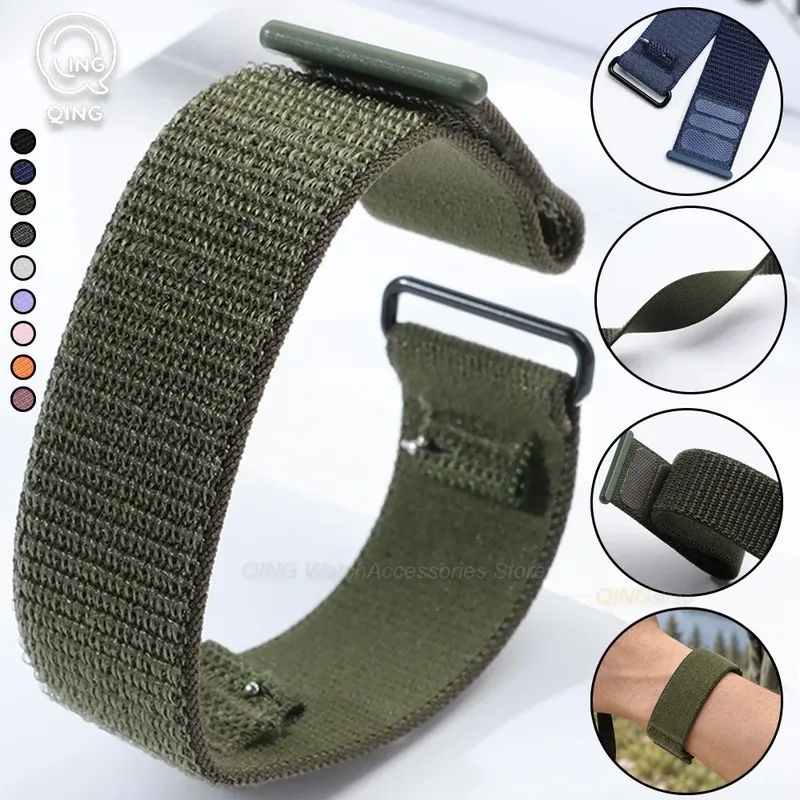 Bracelet nylon respirant pour Garmin CIRQA réglable