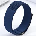 Bracelet nylon respirant pour Garmin CIRQA réglable – Couleur du bracelet Blue