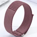 Bracelet nylon respirant pour Garmin CIRQA réglable – Couleur du bracelet Dark Pink