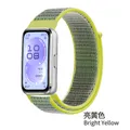 Bracelet nylon respirant pour Huawei – Couleur du bracelet Bright Yellow