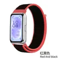 Bracelet nylon respirant pour Huawei – Couleur du bracelet Red And black