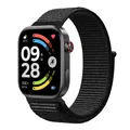 Bracelet nylon respirant pour Redmi Watch 4 à 6 – Couleur du bracelet Black