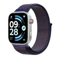Bracelet nylon respirant pour Redmi Watch 4 à 6 – Couleur du bracelet Indigo