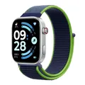 Bracelet nylon respirant pour Redmi Watch 4 à 6 – Couleur du bracelet lime