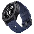 Bracelet nylon robuste pour montre 22 à 26 mm – Couleur du bracelet dark blue