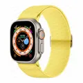 Bracelet nylon Scrunchie 38 à 49 mm pour Apple Watch – Couleur du bracelet gingembre