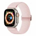 Bracelet nylon Scrunchie 38 à 49 mm pour Apple Watch – Couleur du bracelet Sable rose
