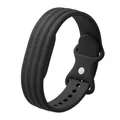 Bracelet nylon silicone pour Google Fitbit Air – Couleur du bracelet Black