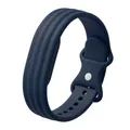 Bracelet nylon silicone pour Google Fitbit Air – Couleur du bracelet Blue