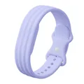 Bracelet nylon silicone pour Google Fitbit Air – Couleur du bracelet Lilac purple