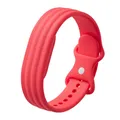 Bracelet nylon silicone pour Google Fitbit Air – Couleur du bracelet Red
