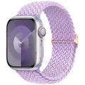 Bracelet nylon solo boucle pour Apple Watch 38 à 49 mm – Couleur du bracelet 05 pink purple