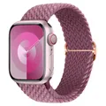Bracelet nylon solo boucle pour Apple Watch 38 à 49 mm – Couleur du bracelet 07 crimson cherry